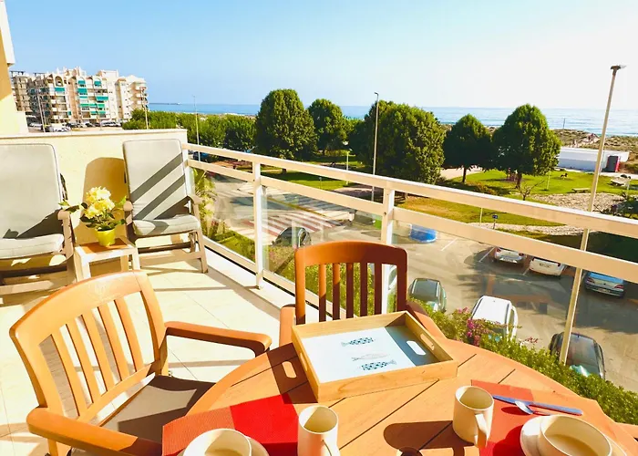 .Apartamento 1A Linea De Playa + Piscina + Parking Daimus